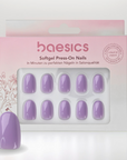Lavender Oval Softgel Press-On Nails