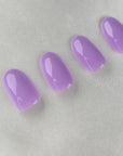 Lavender Oval Softgel Press-On Nails