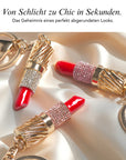 Lippenstift Anhänger "Glam Stick" | Eleganter Schlüssel- & Taschenanhänger