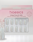 Milchweiß Almond Softgel Press-On Nails