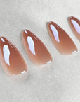 Karamell Glazed Almond Softgel Press-On Nails