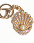 Muschel Anhänger "Ocean Pearl" | Eleganter Schlüssel- & Taschenanhänger