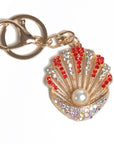 Muschel Anhänger "Ocean Pearl" | Eleganter Schlüssel- & Taschenanhänger