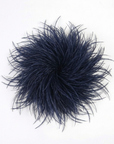 Baesics® Straußenfeder-Brosche & Haarclip in Navy
