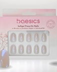 Mother of Pearl Oval Softgel Press-On Nails