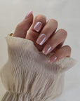 Rose Glazed Square Softgel Press-On Nails