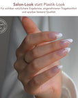 Silverline Almond Softgel Press-On Nails