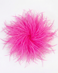 Baesics® Straußenfeder-Brosche & Haarclip in Sugar Plum