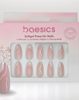 Waves Almond Softgel Press-On Nails