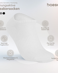 Sneaker Socken aus Baumwolle (6er Set)