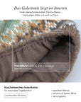 Baesics® Bommelmütze Lurex Norweger Damen