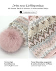 Baesics® Bommelmütze Pastell Lurex
