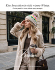 Baesics® Bommelmütze Regenbogen Herz