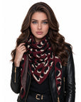 Baesics® Dreieckstuch Leo Damen Bordeaux