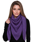 Baesics® Dreieckstuch XXL Damen Aubergine
