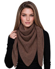 Baesics® Dreieckstuch XXL Damen Braun