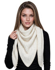 Baesics® Dreieckstuch XXL Damen Creme