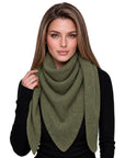 Baesics® Dreieckstuch XXL Damen Olive