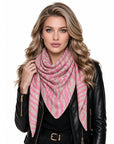 Baesics® Dreieckstuch Zebra Damen Pink