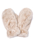 Baesics® Fäustlinge Damen Kunstfell Offwhite