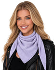 Baesics® Halstuch Uni Damen Flieder
