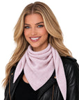 Baesics® Halstuch Uni Damen Rosa