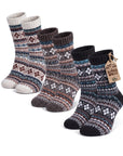 Baesics® Norweger Wollsocken Sterne Damen & Herren 43-46