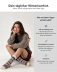 Baesics® Norweger Wollsocken Sterne Damen & Herren