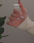 Nude Oval Softgel Press-On Nails
