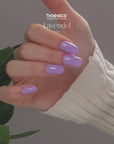 Lavender Oval Softgel Press-On Nails