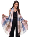 Baesics® Softschal Karo Hellblau