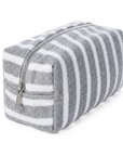 Baesics® Kosmetiktasche Gestreift S – Kulturtasche 20 × 10 × 10 cm mit Reißverschluss