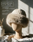 Baesics® Strickmütze mit Kunstfellrand