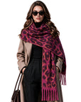 Baesics® XXL Schal Leo Groß Pink