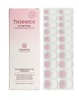 Baesics UV Gelstrips Geometric French – semi-cured UV Gel-Nagelfolien, 20 Streifen Set