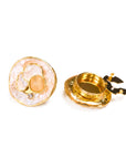 Baesics Button Covers Kristallring – 2er Set Knopfüberzüge zum Aufclippen, nickelfrei