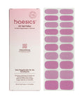 Baesics UV Gelstrips Ballet Glow – semi-cured UV Gel-Nagelfolien, 20 Streifen Set