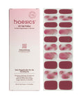 Baesics UV Gelstrips Imperial Rose – semi-cured UV Gel-Nagelfolien, 20 Streifen Set