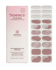 Baesics UV Gelstrips Marmory – semi-cured UV Gel-Nagelfolien, 20 Streifen Set