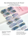 Baesics UV Gelstrips Moonlit Marble – Gel-Nagelfolien Blatt