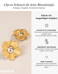 Baesics Button Covers Goldblüte – nickelfreie Knopfüberzüge, Bild 2
