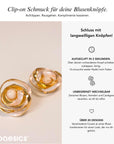 Baesics Button Covers Champagner Oval – nickelfreie Knopfüberzüge, Bild 2