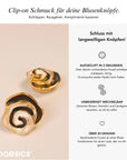 Baesics Button Covers Spiralrose – nickelfreie Knopfüberzüge, Bild 2