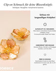 Baesics Button Covers Goldmohn – nickelfreie Knopfüberzüge, Bild 2
