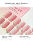 Baesics UV Gelstrips Roseberry – Gel-Nagelfolien Blatt