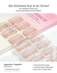 Baesics UV Gelstrips Rosy Tint – Gel-Nagelfolien Blatt