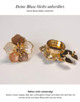 Baesics Button Covers Goldblüte Klassik – nickelfreie Knopfüberzüge, Bild 3