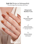 Baesics UV Gelstrips Aura Collection – Nägel Nahaufnahme