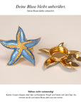 Baesics Button Covers Seestern Blau – nickelfreie Knopfüberzüge, Bild 3