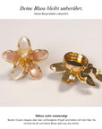 Baesics Button Covers Lilie Gold – nickelfreie Knopfüberzüge, Bild 3